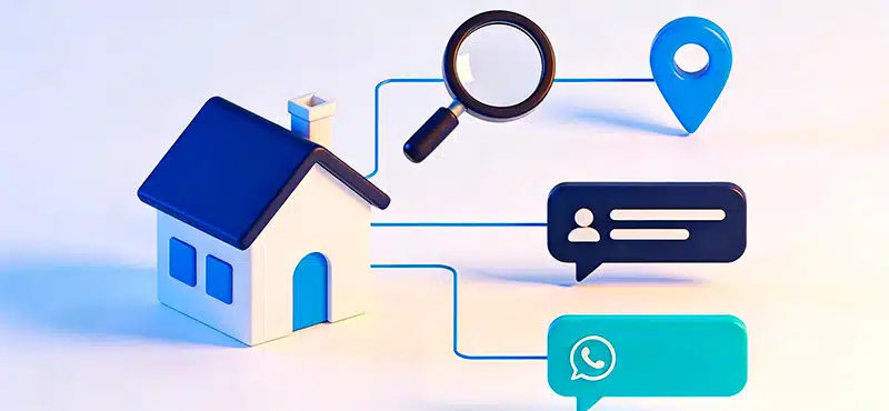site imobiliário está gerando visitas mas não está gerando leads